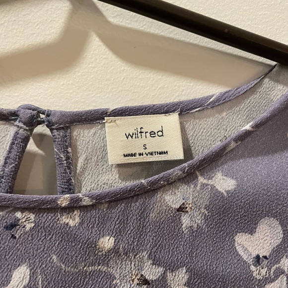 FLORAL CREPE WILFRED DRESS -LAMBRUSCO - Picture 4 of 5